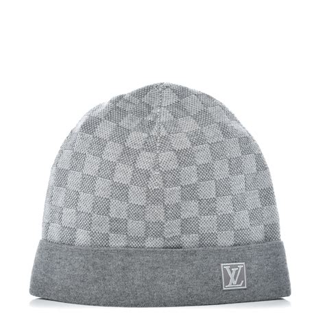 bonnet nm petit damier louis vuitton|Néo Petit Damier Grey Men's Beanie .